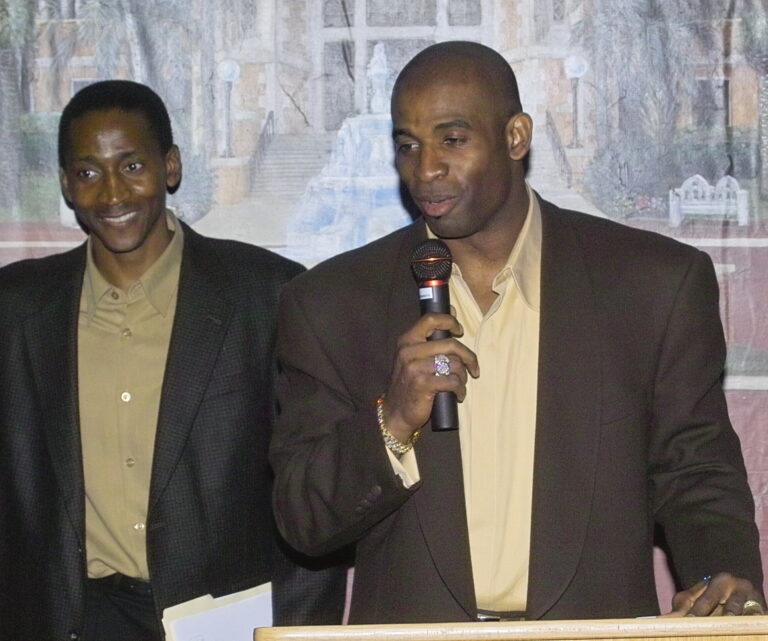 Billy Close and Deion Sanders